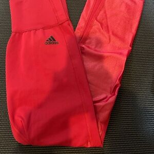 Adidas Bright Red Leggings